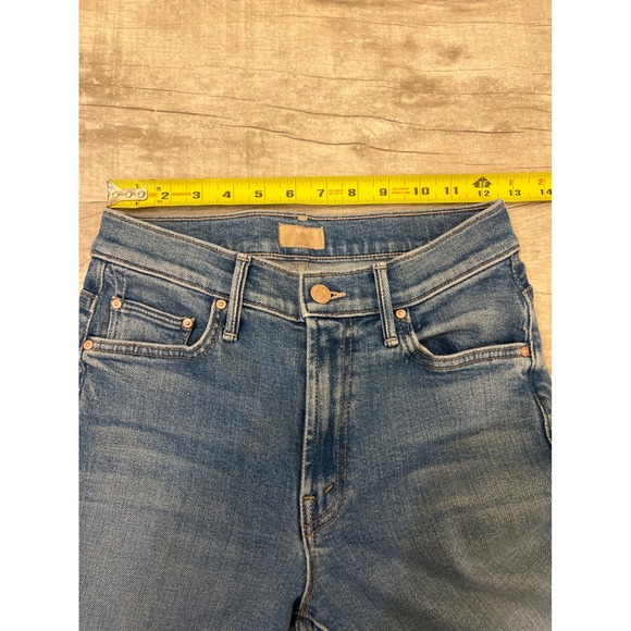 MOTHER Jeans The Outsider Sneak Light Wash Denim Women's Size 26 - Picture 8 of 12
